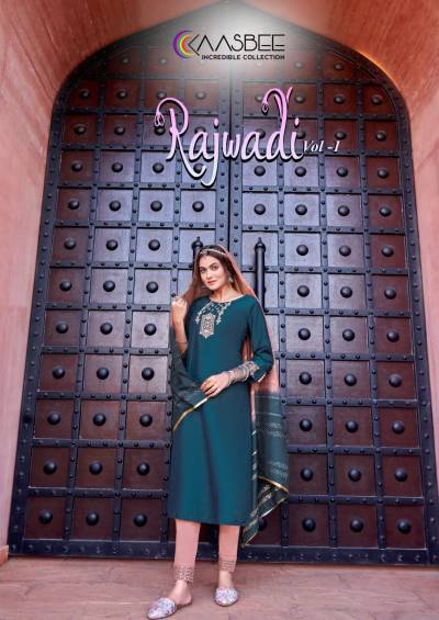 Rajwadi Vol 1 By Kaasbee Designer Festive Wear Ready To Wear Salwar Kameez Collection